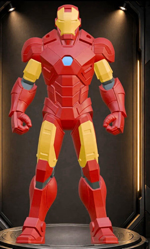 Iron man red - man, plastic