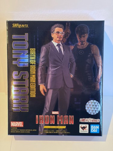 Figuarts tony stark birth - s.h.figuarts,