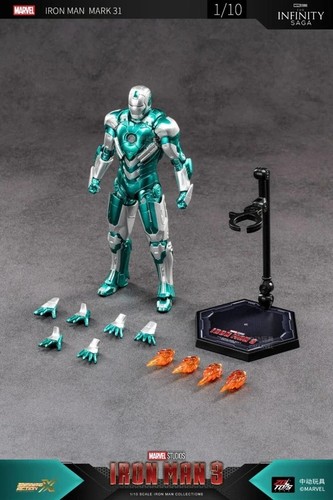 Toys marvel iron - zd, 1/10
