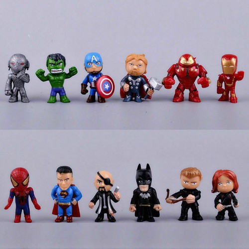 12pcs marvel hero batman - 12pcs, hulk