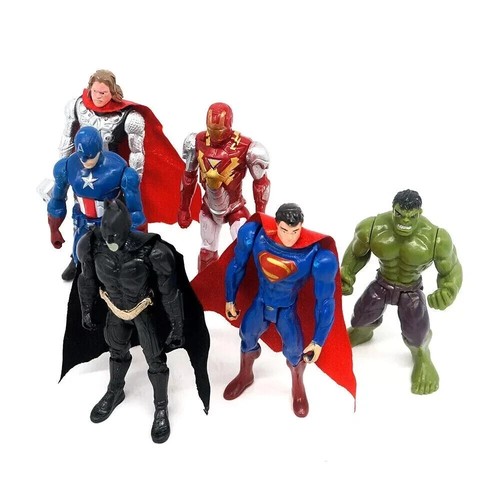 6pcs super hero action figure - super,